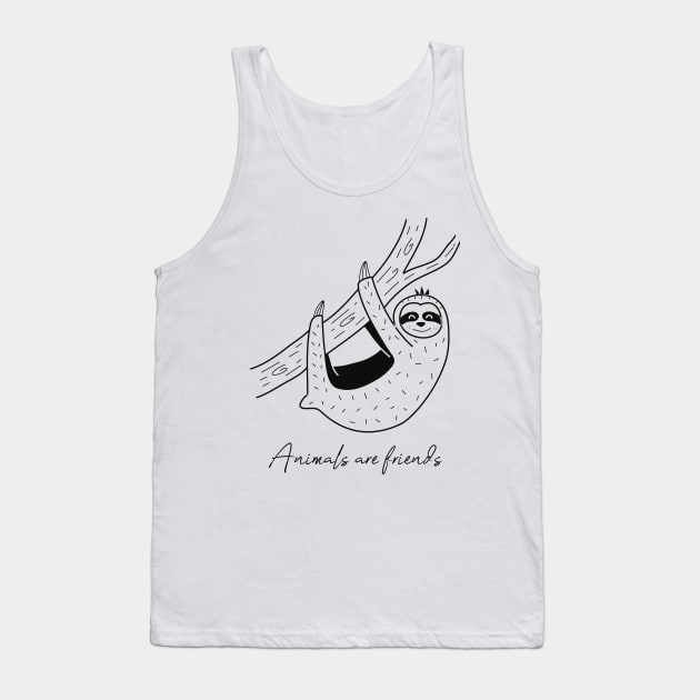 'Animals Are Friends' Animal Conservation Shirt Tank Top by ourwackyhome